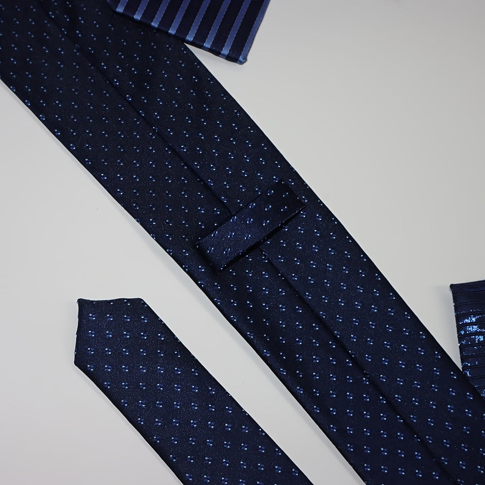 Set of 3 Classic Men’s Ties for Business and Formal Wear