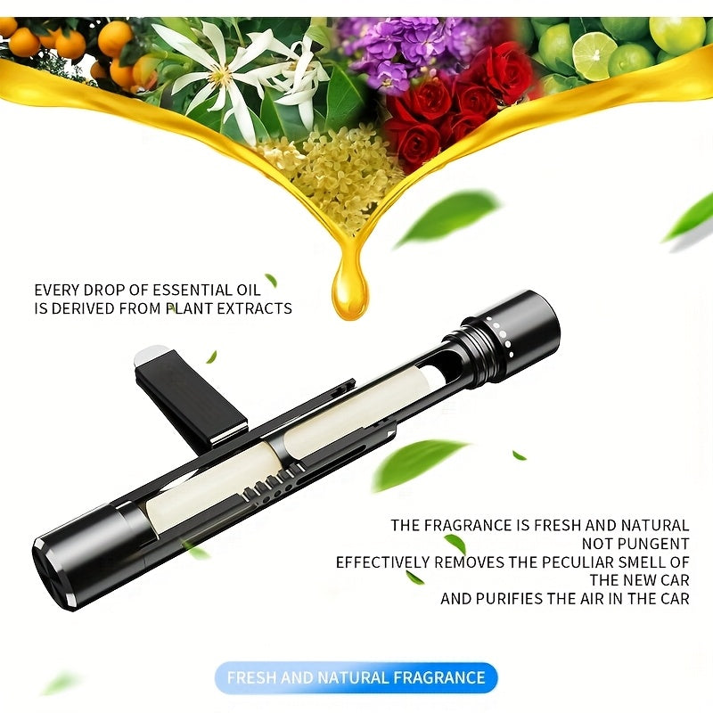 Комплект из 4 освежителей воздуха для автомобиля, палочки, диффузор эфирных масел, длительный аромат