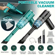 Cordless Handheld Vacuum Cleaner with Strong Suction Rechargeable Battery for Cars Homes Offices