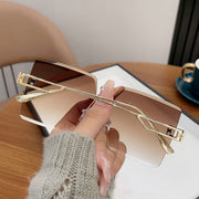 Unisex Large Square Sunglasses for Driving Beach Anti-Glare UV Protection