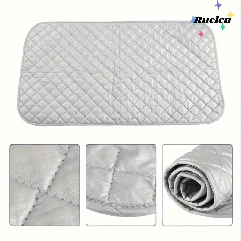 Heat-Resistant Ironing Pad with Silver Coating for Travel and Home Use