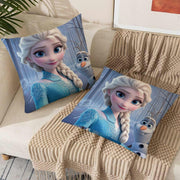 Set of 2 Soft Polyester Double-Sided Pillow Covers for Sofa and Outdoor Decor