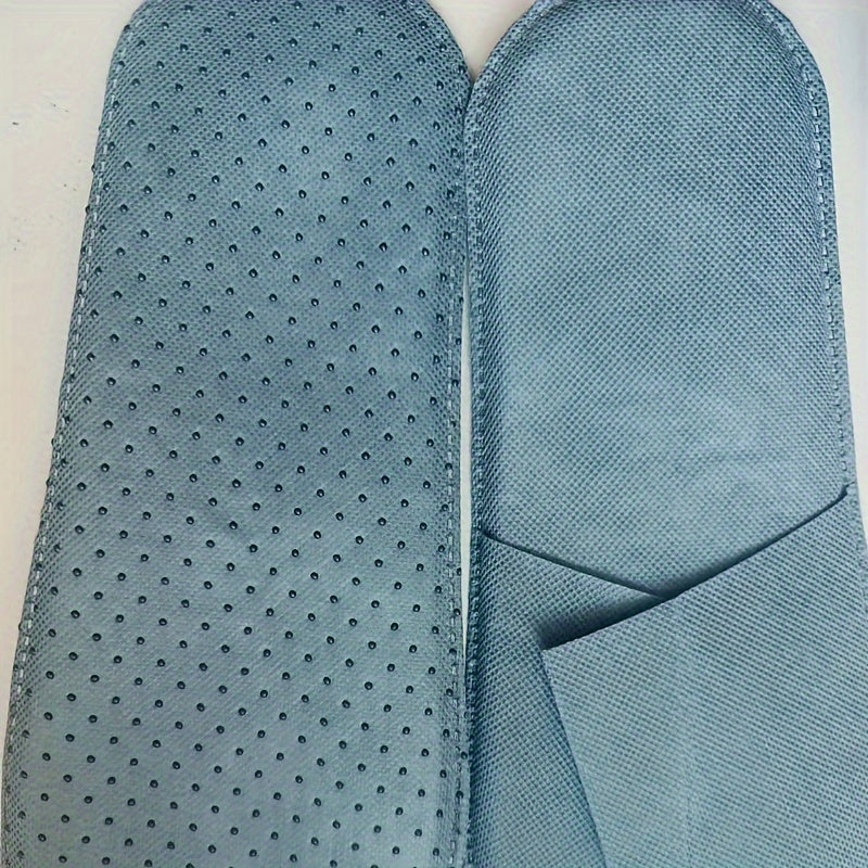 Set of 10 White Disposable Plush Slippers Non-Slip Indoor Footwear for Hotels