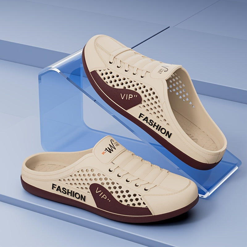 Erkaklar uchun qo'lda tayyorlangan graffiti krossovkalari va PVC sandallar, havo o'tkazuvchi dizayn va barcha mavsumlar uchun qulay slip-on uslubi bilan. Oddiy ko'cha uslubi, uchburchak barmoq va bir xil rang.