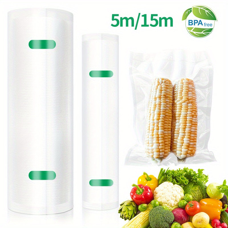 Vakuum yopishqoq sumkalar to'plami 1500cm va 500cm BPA-bezov oziq-ovqat saqlash va pishirish