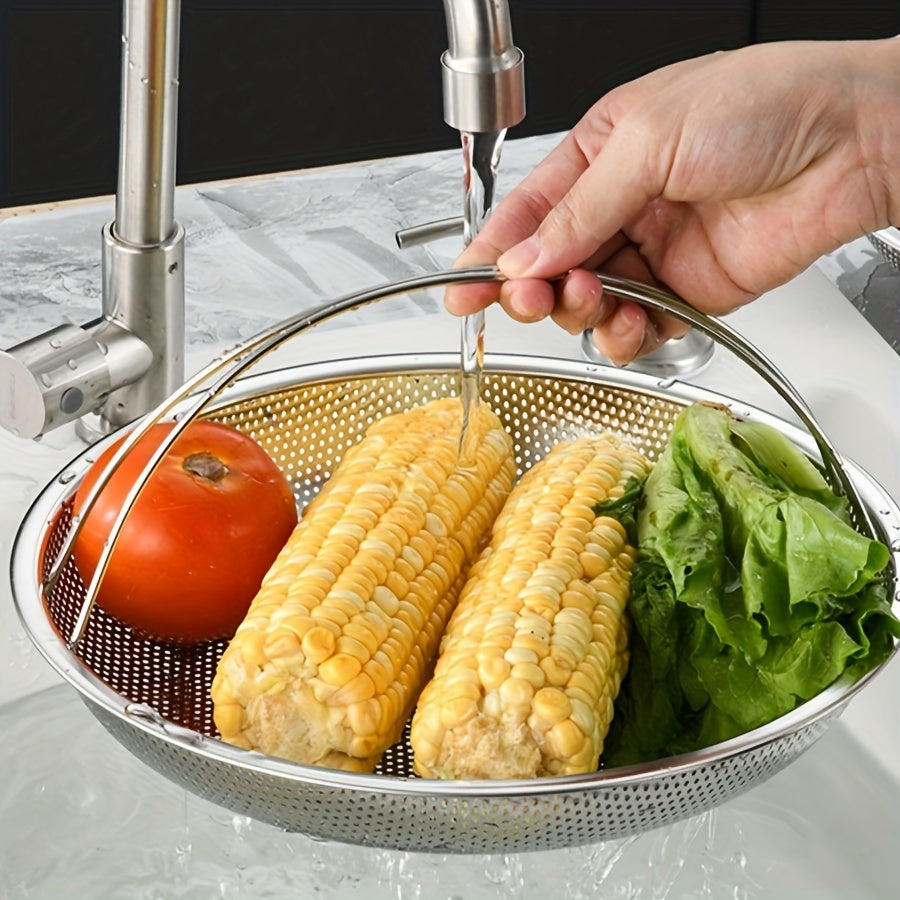 Stainless Steel Kitchen Steamer Basket Multi-Functional for Rice Vegetables Dumplings