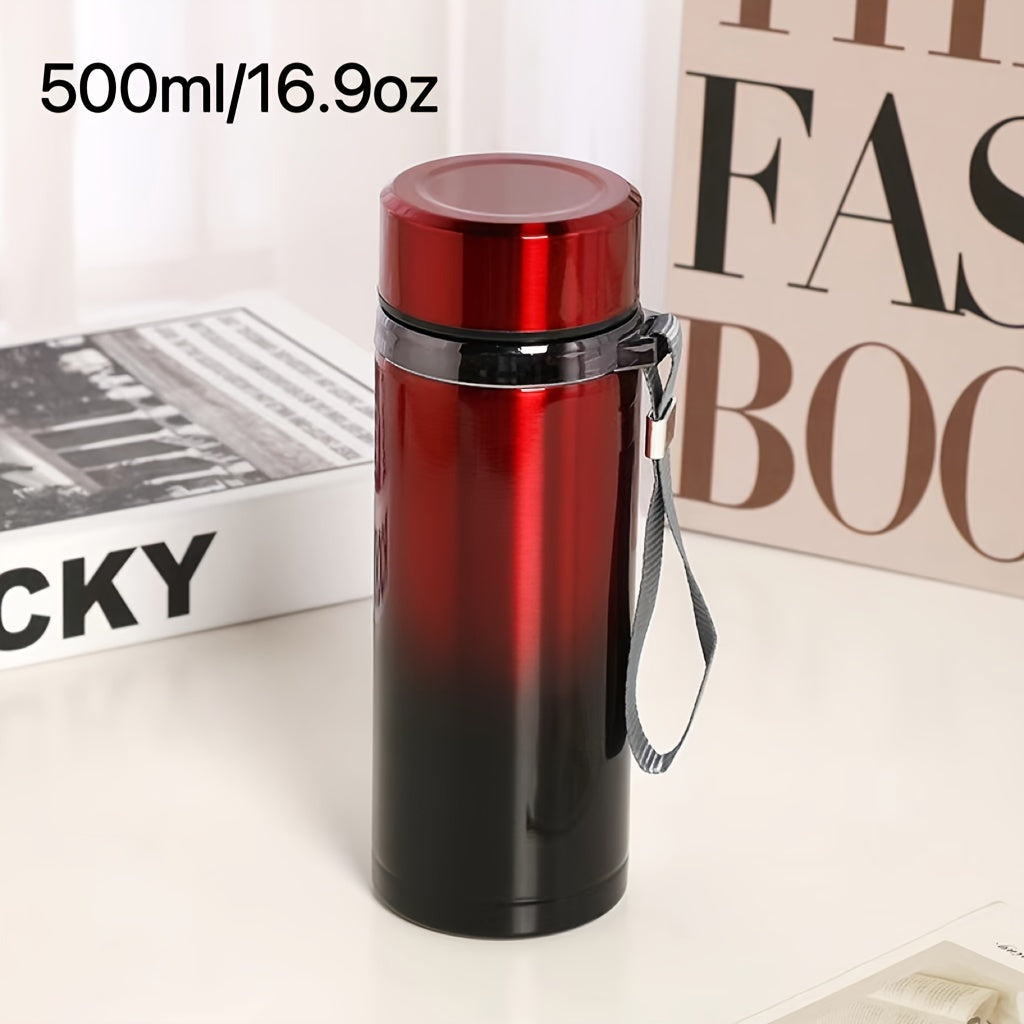 Men's Stainless Steel Travel Mug with Tea Strainer Large Capacity Wholesale