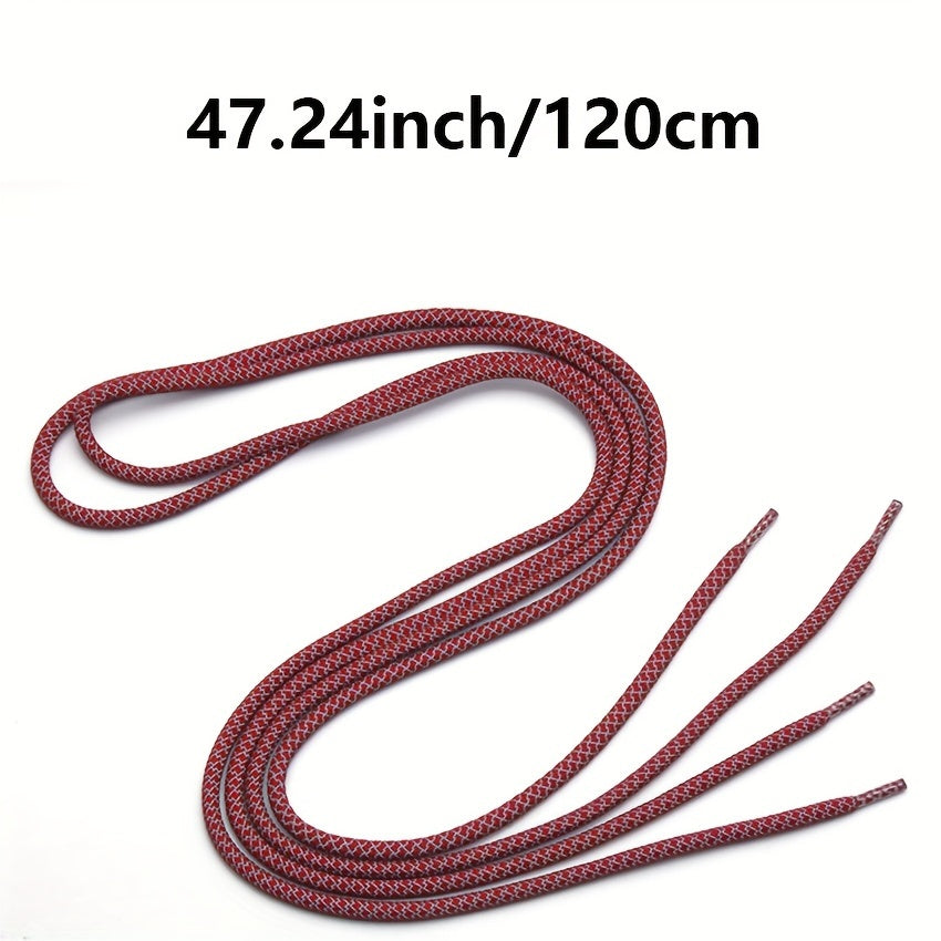 Reflective Shoe Laces for Sneakers Fluorescent High Brightness 2 Pairs