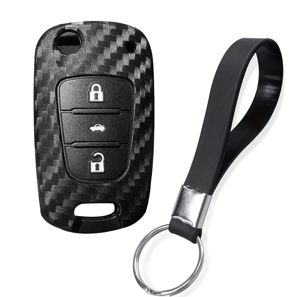 Silicone Key Cover Case for Remote Fob, Durable, Fits Multiple Car Models