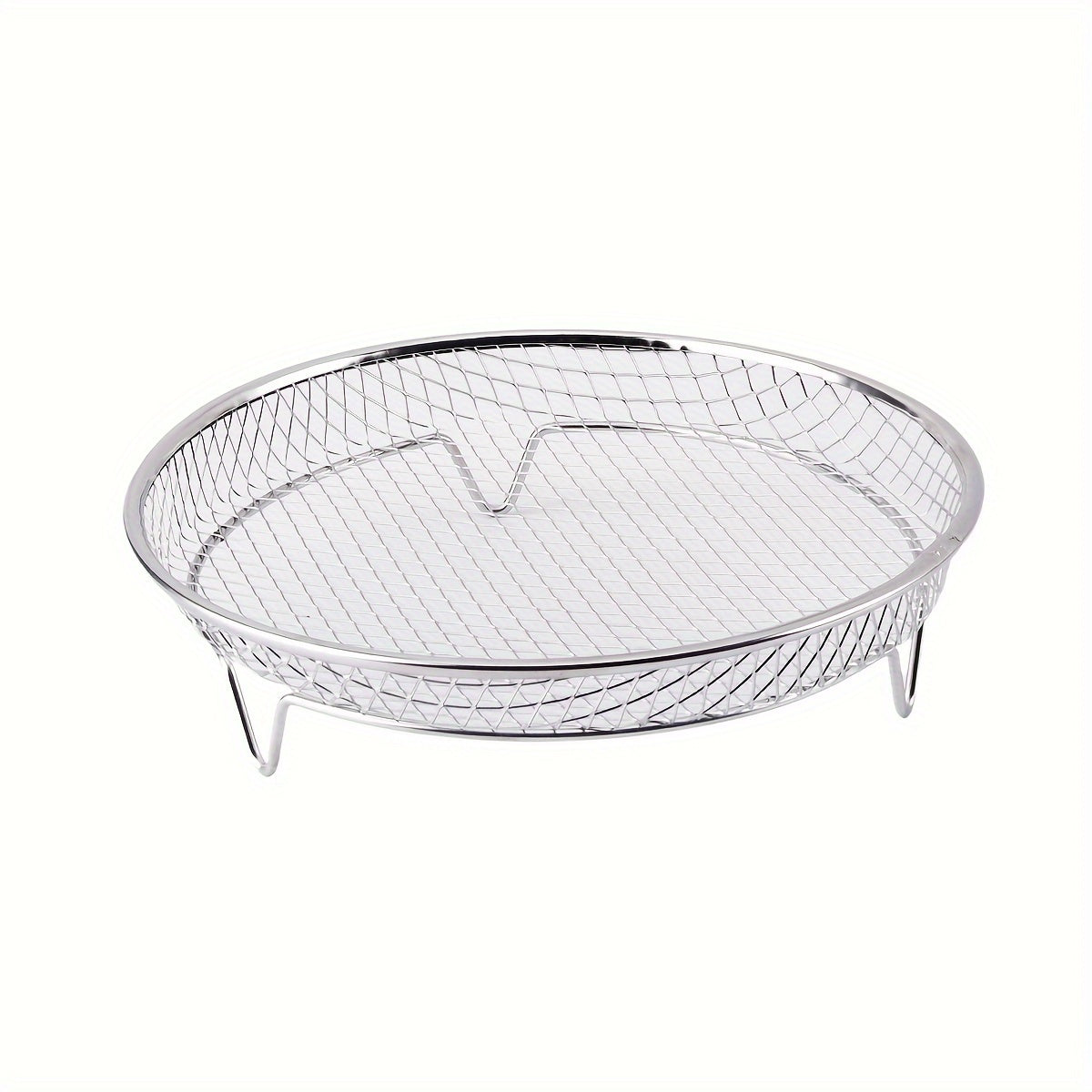 Stainless Steel Grill Air Fryer Accessory with Stackable Oil Drip Trays Reusable Easy to Clean
