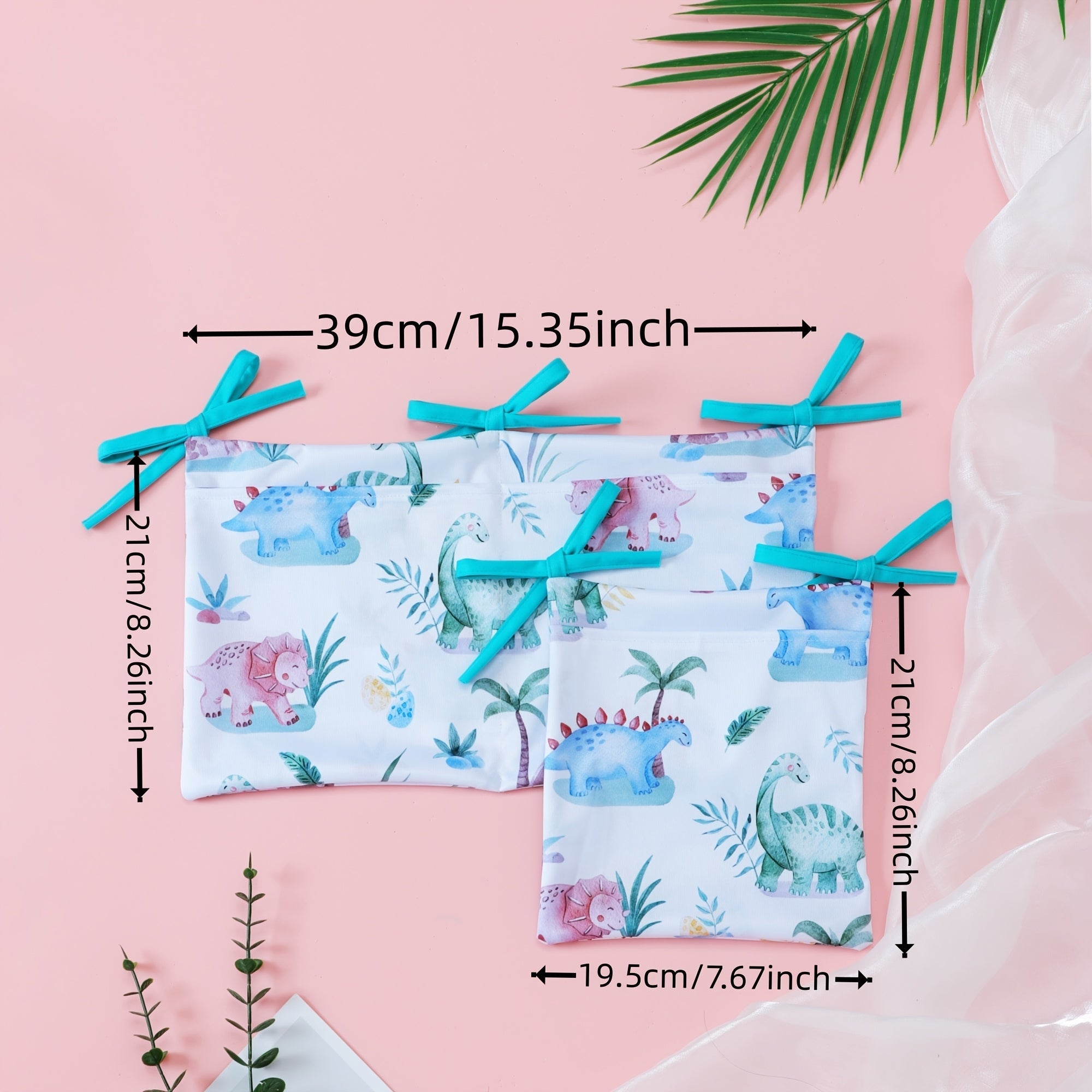 Kids Bedside Storage Organizer with Pockets, Hanging Design, Cute Print