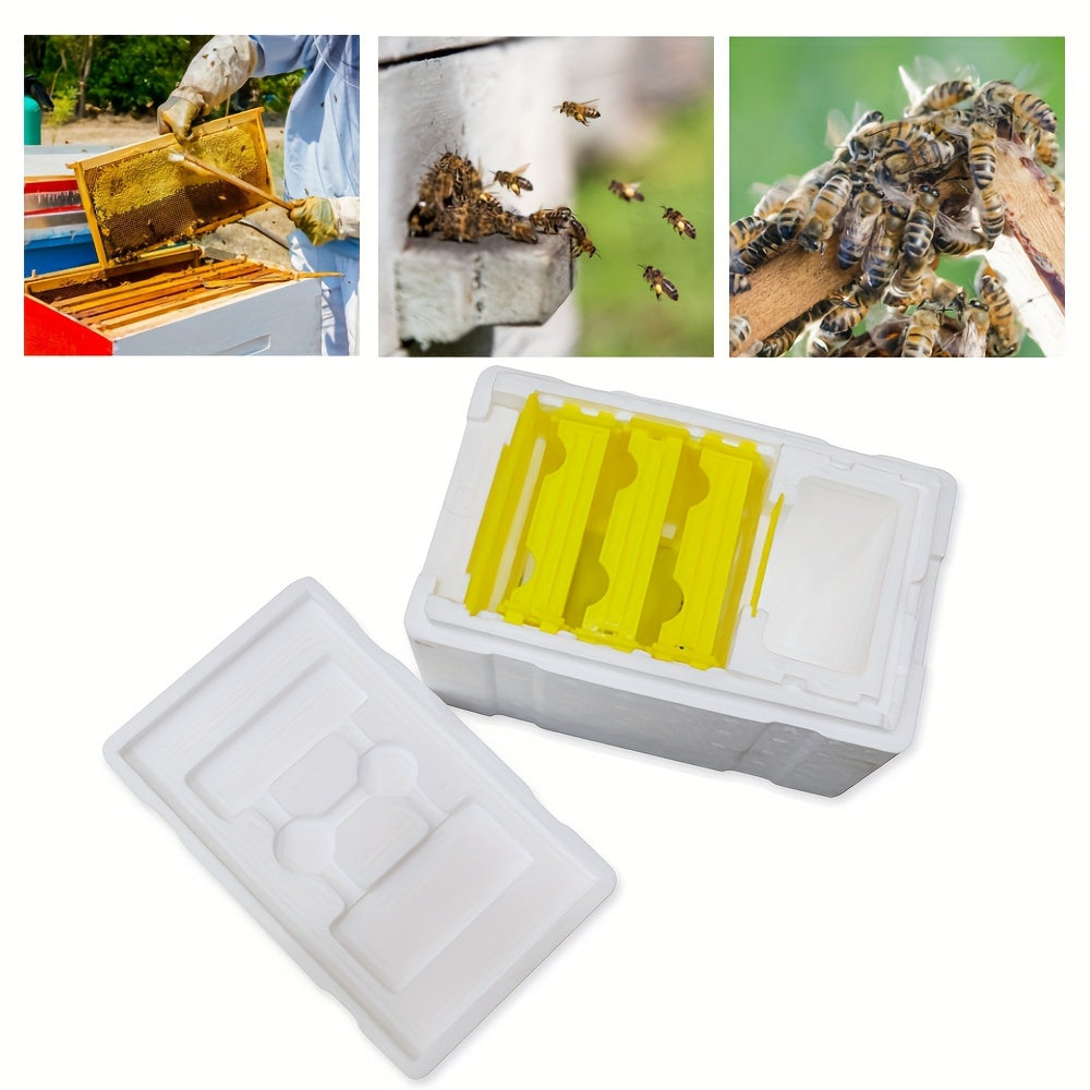 Mini Queen Bee Mating Box Styrofoam Plastic Frame Beekeeping Supplies