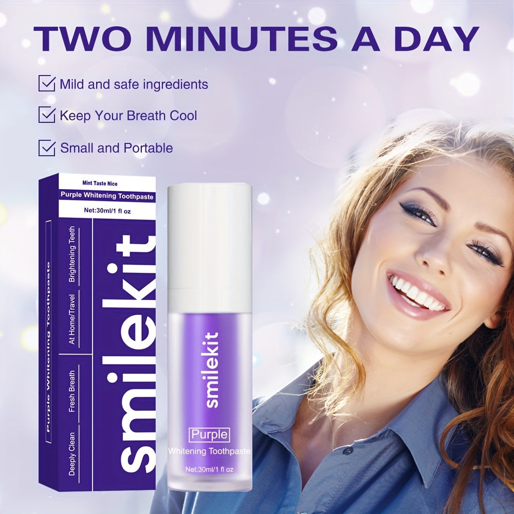 Pasta de dientes Purple Mint para limpieza profunda y aliento fresco