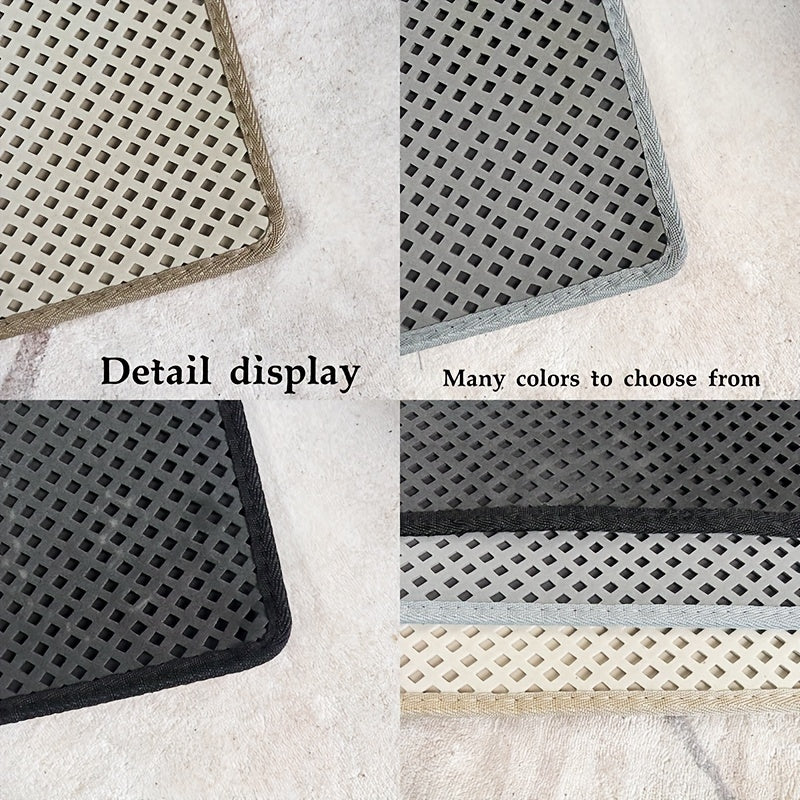 Extra Large EVA Cat Litter Mat Double-Layer Filtering Washable Leakproof Anti-Splash