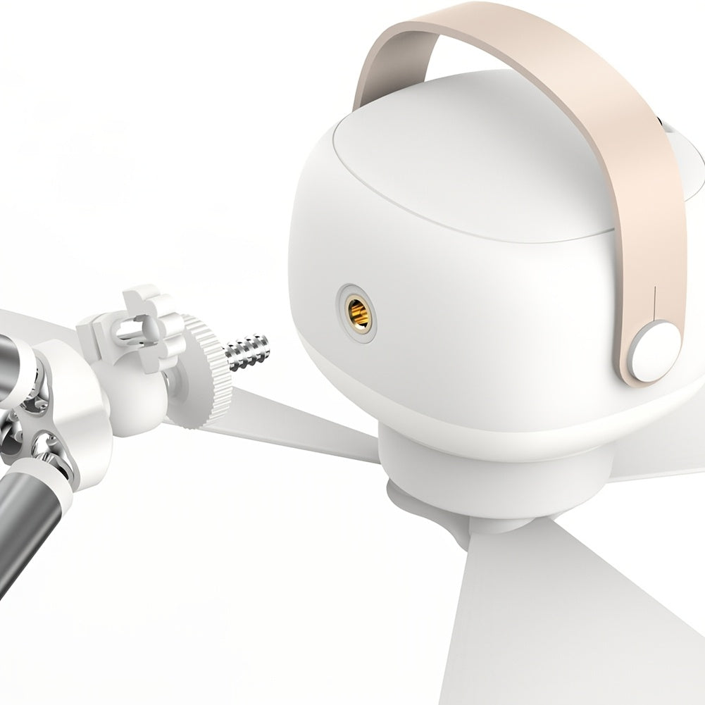 Rechargeable Camping Fan with Remote Control, Detachable Tripod, Hanging Hook