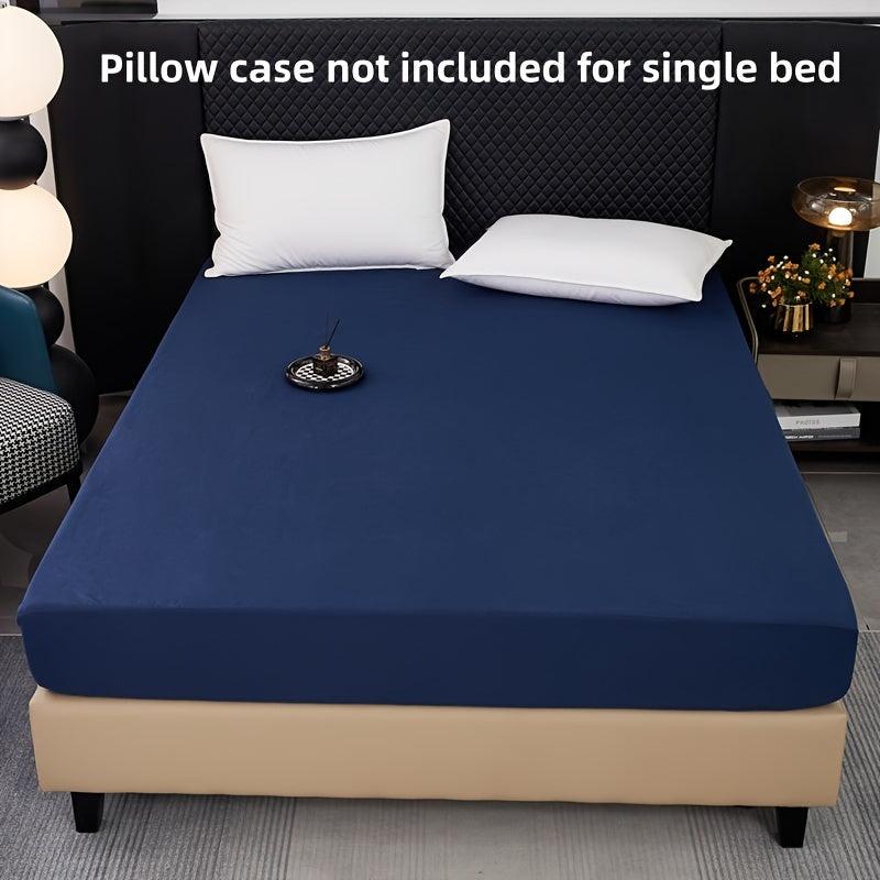 Waterproof Mattress Protector Polyester Encasement Breathable Machine Washable Single Sheet