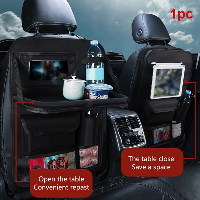 Bolsa de almacenamiento trasera para asiento de coche, de tela Oxford, organizador colgante para vehículo