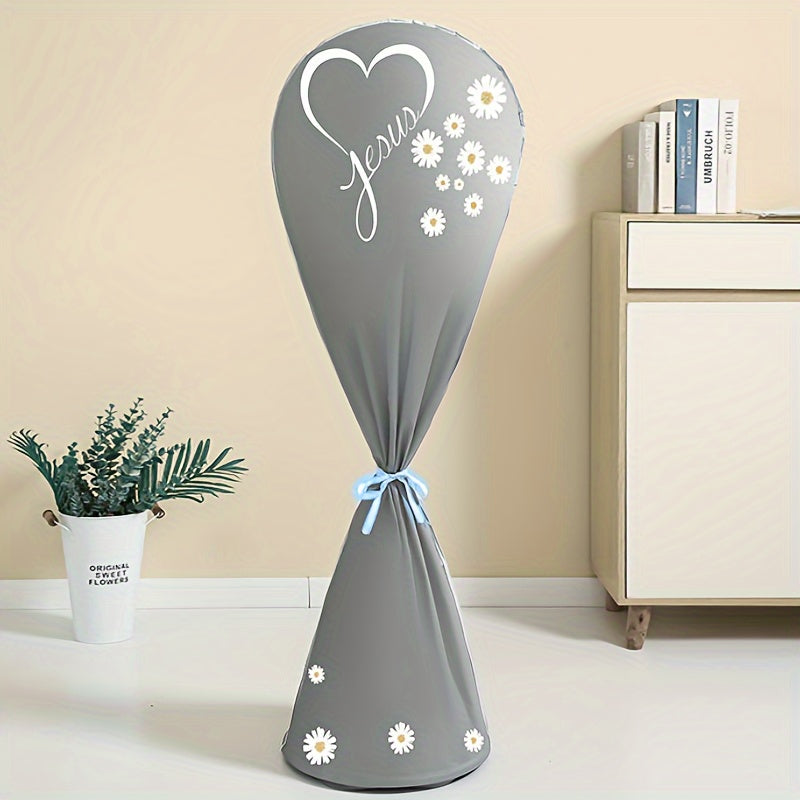 Set of 2 Plastic Fan Dust Covers Reusable Washable Home Office Hotel