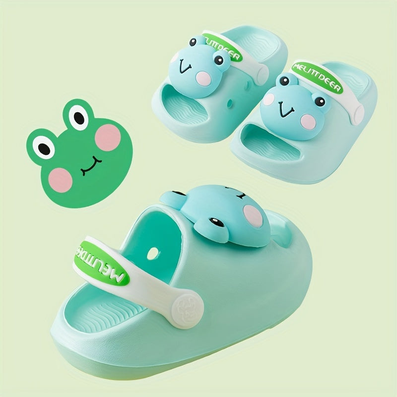 Kids' Cartoon Water Shoes for Boys and Girls Ages 3-6 Non-Slip EVA Beach Sandals