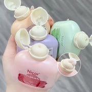 Portable Hand Cream with Plant-Based Hyaluronic Acid and Squalane for Dry Hands