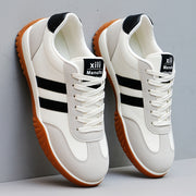 Men's Canvas Low Top Sneakers Casual Non-slip All-Season Shoes