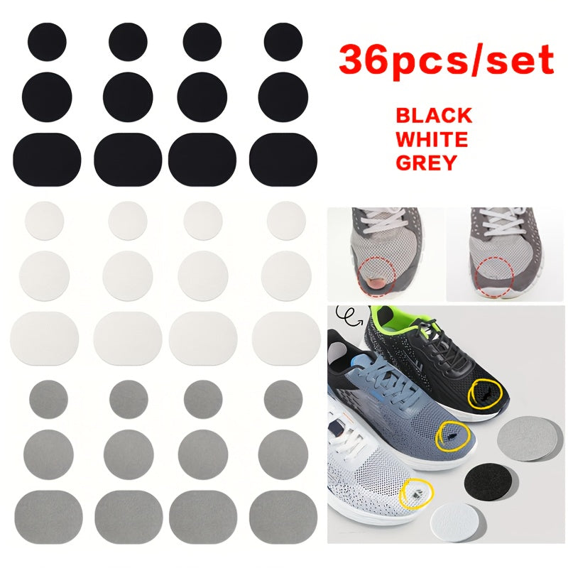36pcs Self-Adhesive Shoe Patches for Repair, Worn-Out, Tear, Abrasion