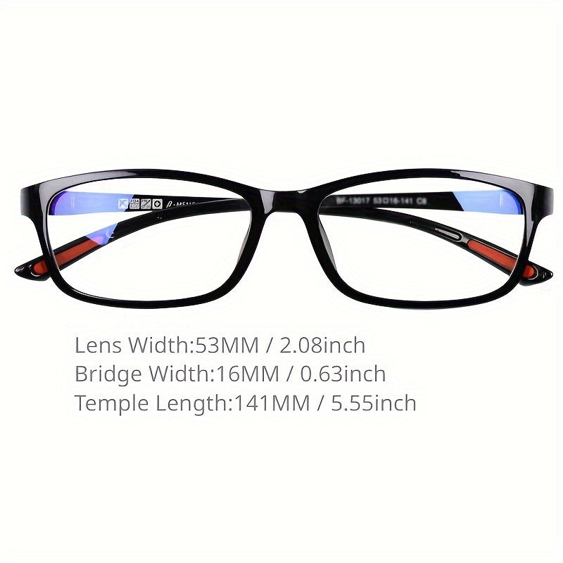Unisex Vintage Ultra-Light Glasses Anti Blue Light Casual Polycarbonate Frames