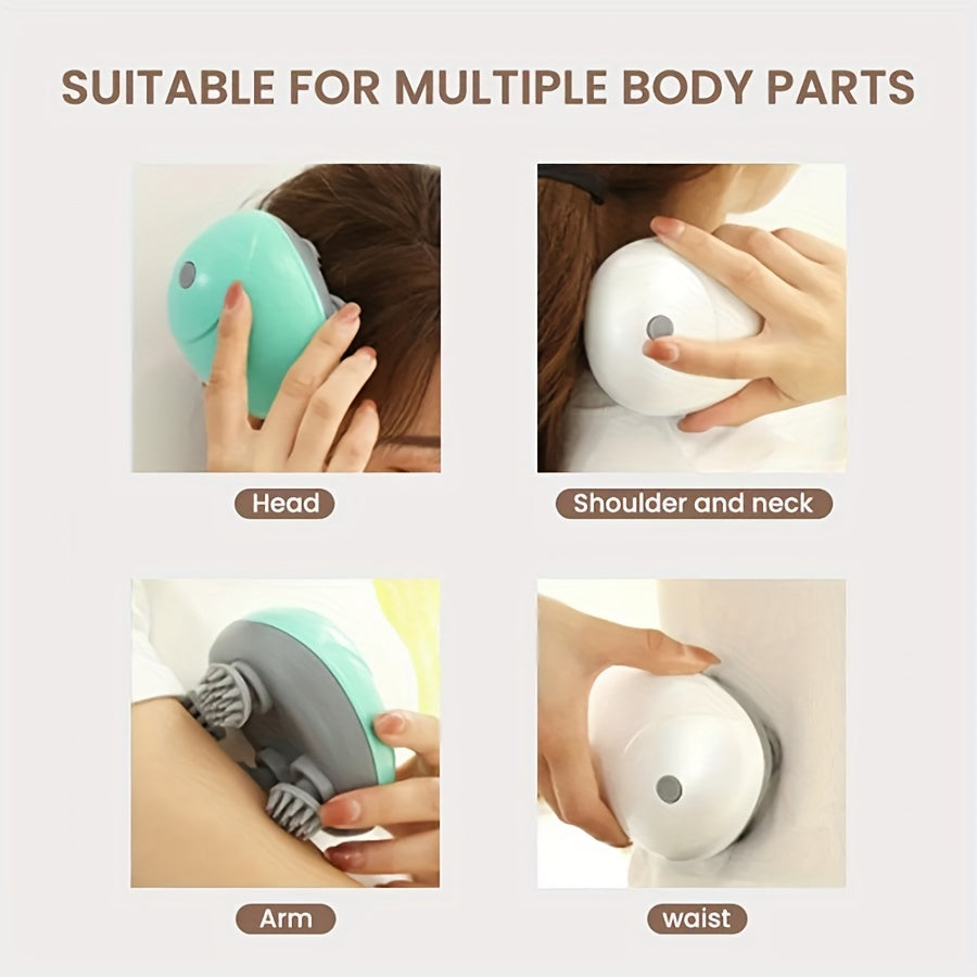 Portable Electric Massager for Men Women Pets Rechargeable Lithium Battery USB Charging Quiet Spa Experience