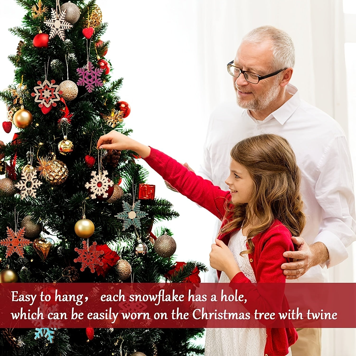 10 ta tugallanmagan yog'och qorniq ornamentlari to'plami DIY Rojdestvo daraxti bezaklari uchun, ip bilan bo'sh dizayn, oila bilan qiziqarli hunar uchun mukammal, 14 yosh va undan katta yoshdagilar uchun tavsiya etiladi, bayram mavsumi uchun ideal.