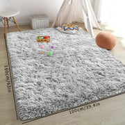Plush Long-Hair Carpet for Bedroom or Living Room, Soft and Thick