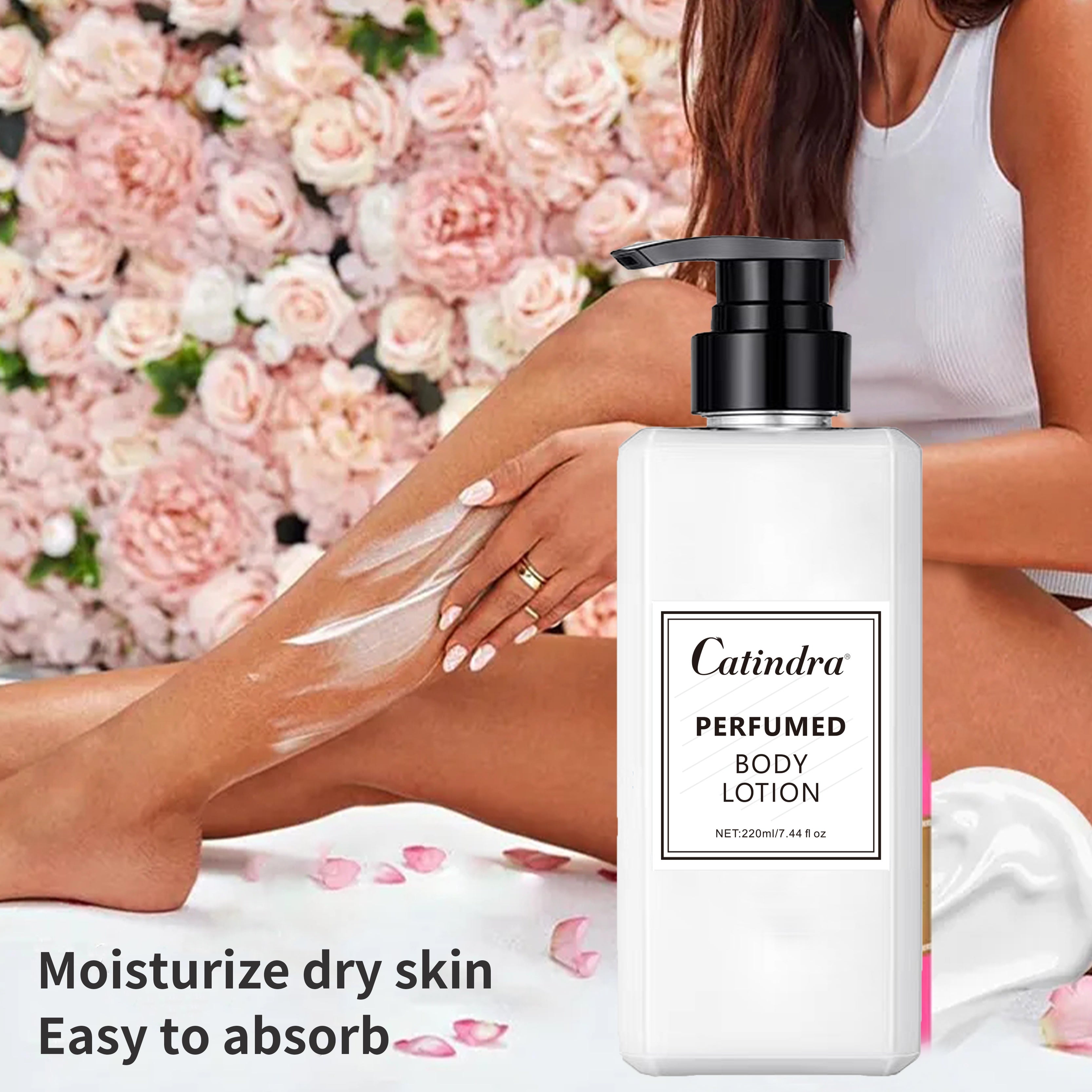Unisex 220ml Perfumed Body Lotion Moisturizing Fragrance with Hyaluronic Acid