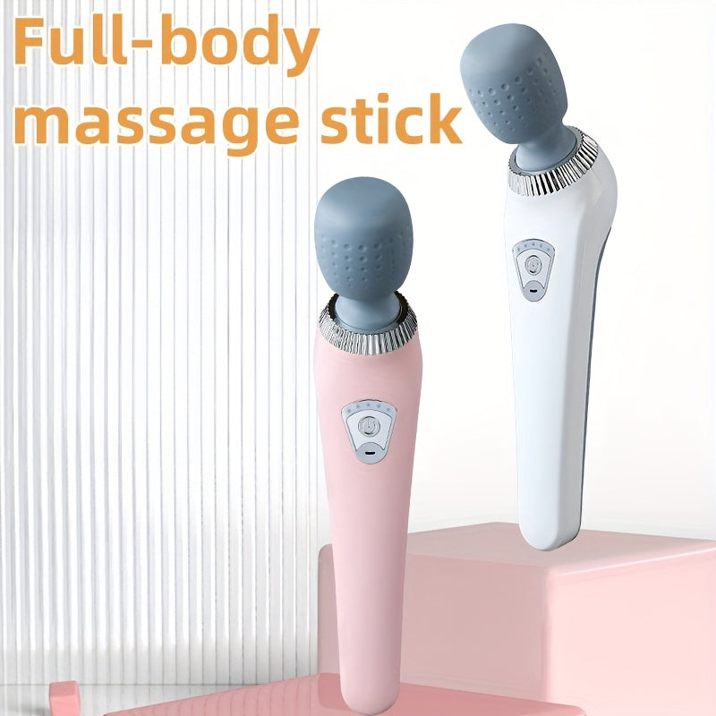 Electric Massage Wand USB Rechargeable High-Frequency Vibrations Adjustable Settings Whole Body Relaxation