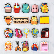 Kids School Backpack and Accessories Set with Shoe Charms and Decorations