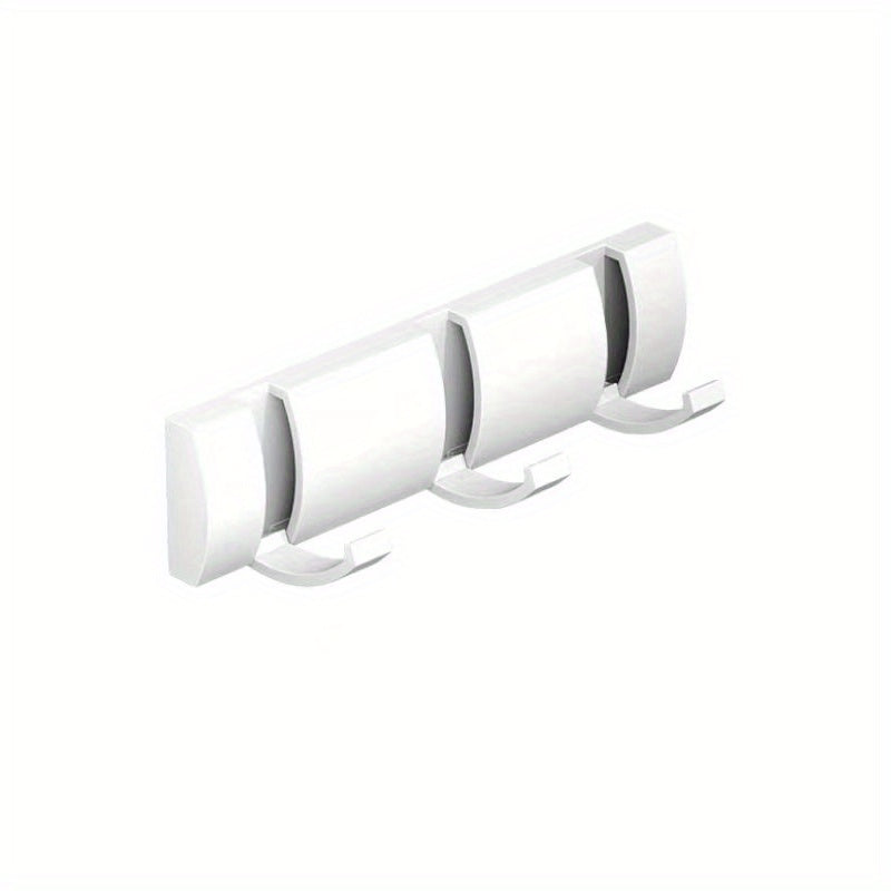 Black Foldable Wall Hook for Towels and Bathroom or Kitchen Storage