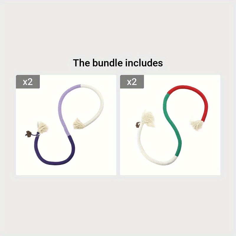 Rang-barang elektrsiz mushuk o'yinchoq ipi, chaynash va o'ynash uchun, chidamli, zerikishni yengillashtiruvchi