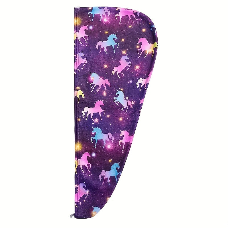 Bolalar uchun tugmachali mikrofiber multfilm soch to'plami, tez quriydigan qopqoq, ayollar va qizlar uchun so'riluvchi sochiq.