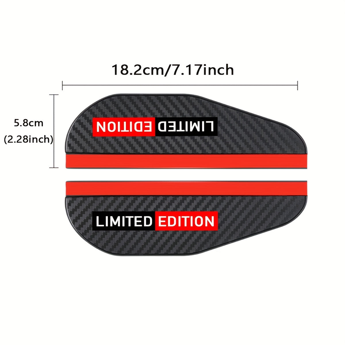 Front Rear Car Mirror Rain Visor Guard Sun Shade for Side Mirrors