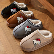 Women's Plush Indoor Slippers Soft Cozy Casual House Shoes