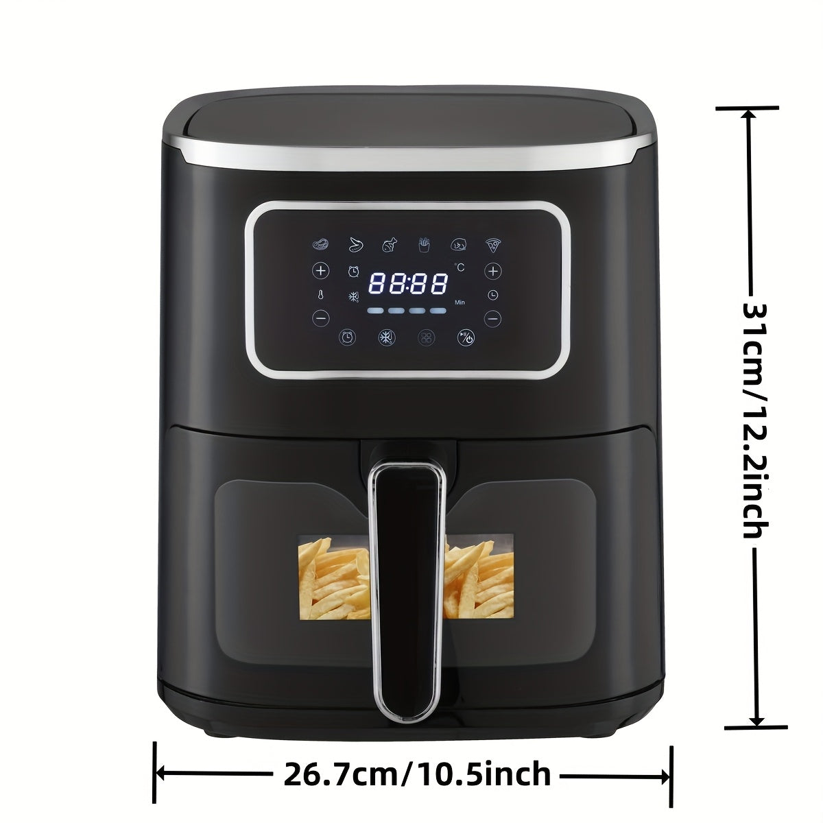 4.5-6.5L Touch Screen Air Fryer for Healthy Family Meals