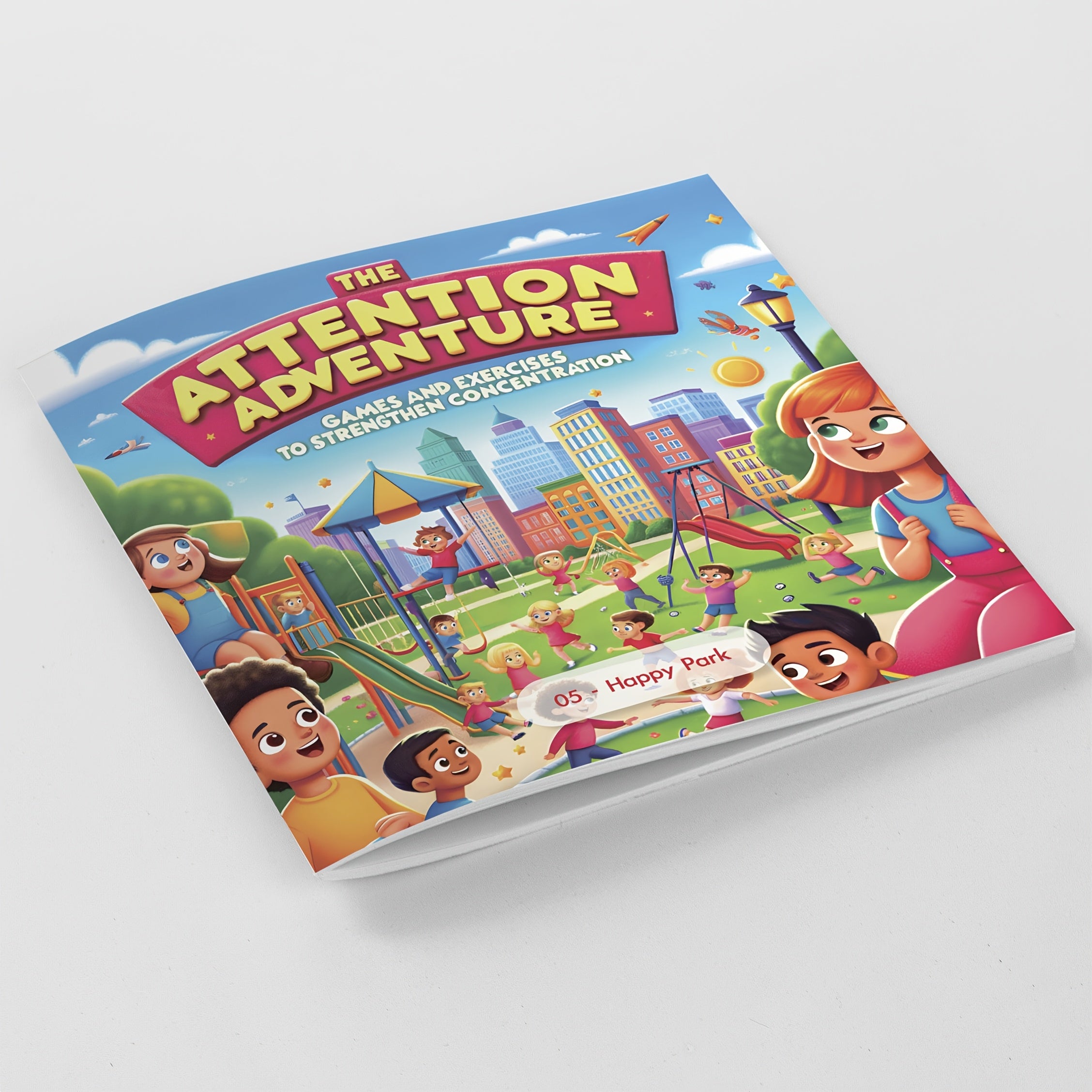 Attention Adventure Activity Book for Brain Training and Hidden Objects English Edition