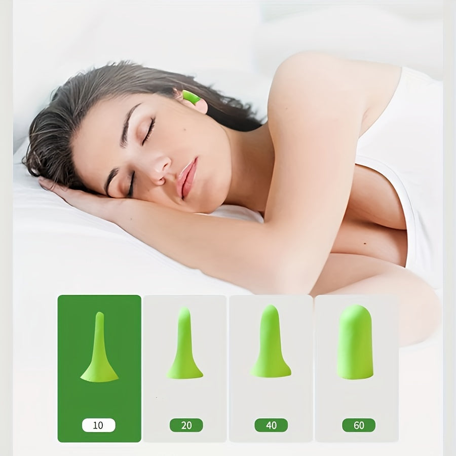 Многоразовые беруши с шумоподавлением для сна - Идеально для студентов и домашнего использования, 60/120 шт., Звукоизолирующие