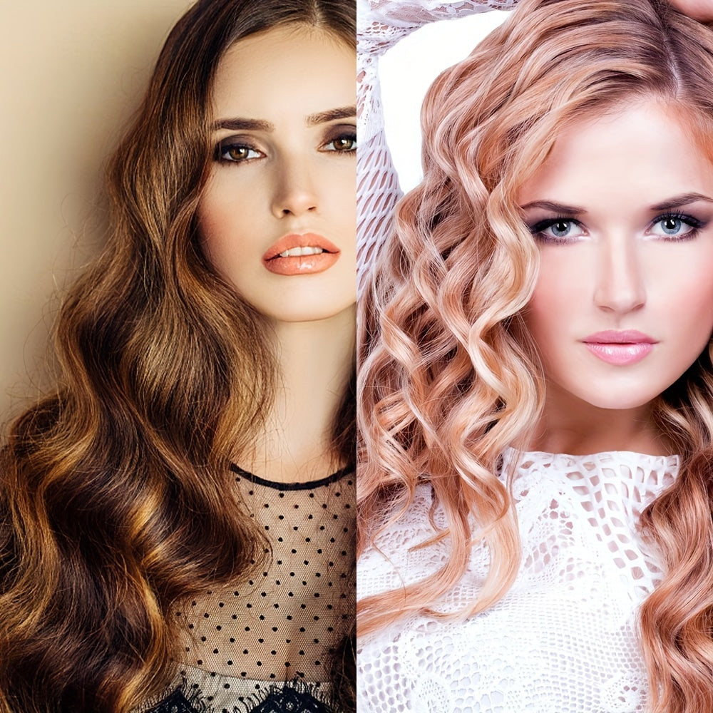 Ayollar uchun qo'ziqorin shaklidagi soch burish uchun qurilma, issiqsiz uslub, perm, 10 ta paket