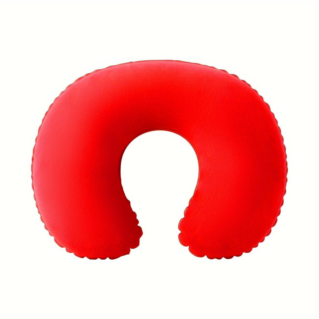 Inflatable U-Shaped Neck Pillow for Travel Camping and Airplane Comfort