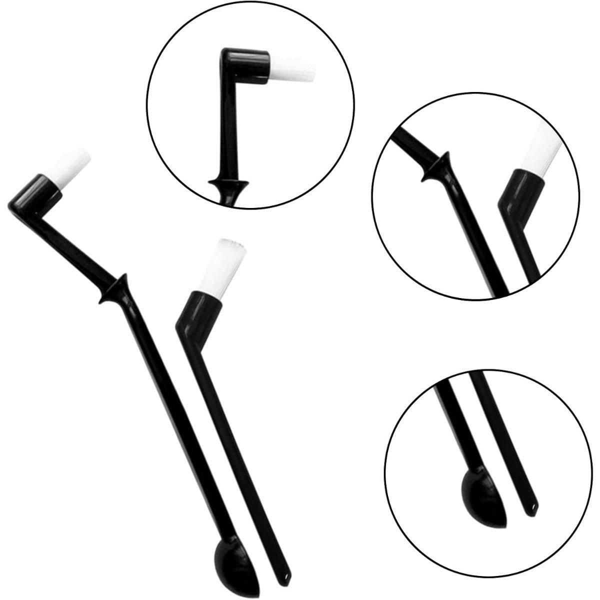 15-Donali Espresso Mashinasini Tozalash To'plami, cho'tkalar va saqlash sumkasi bilan