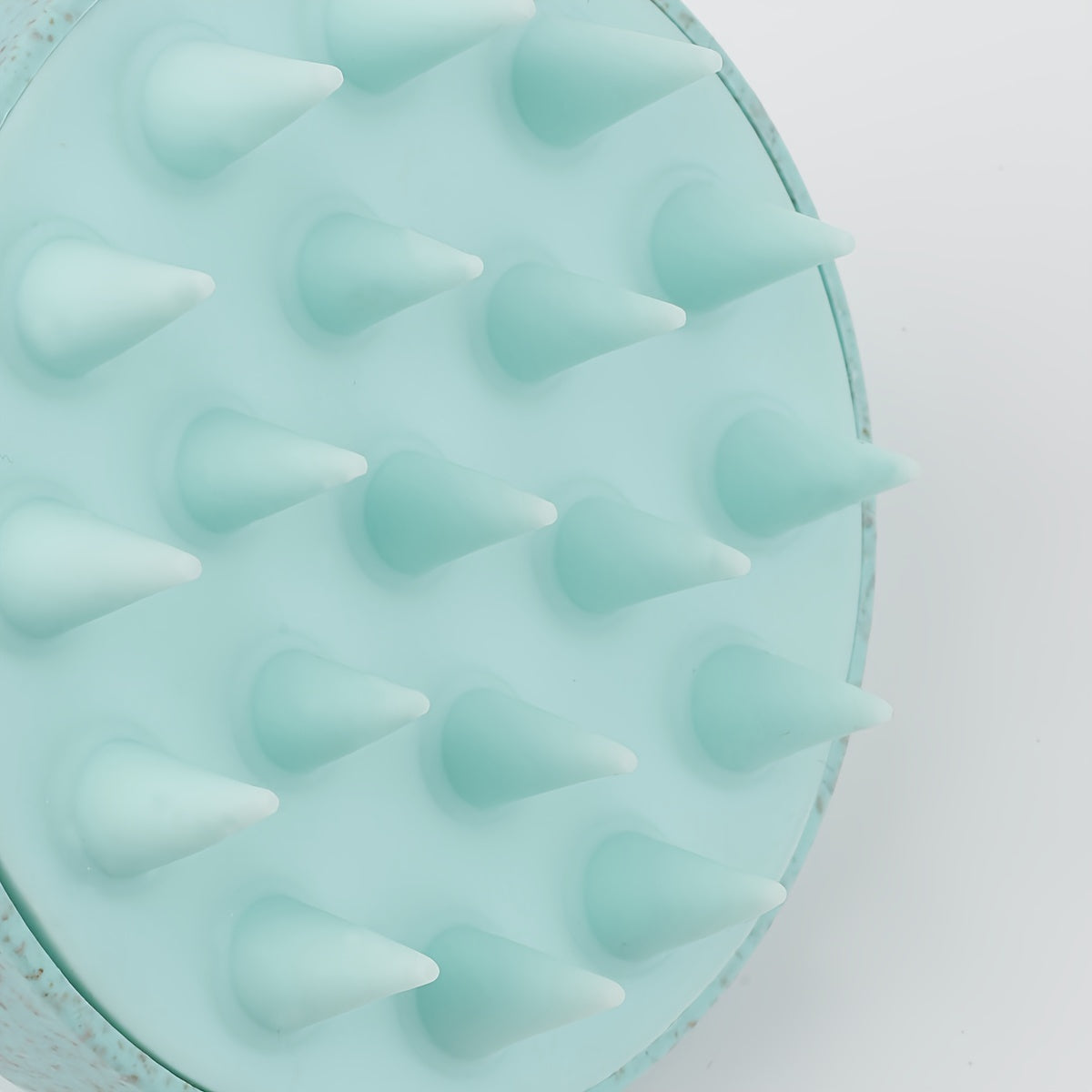 Cepillo de silicona para lavar el cabello con peine de masaje de plástico para cuidado del cabello y peluquería