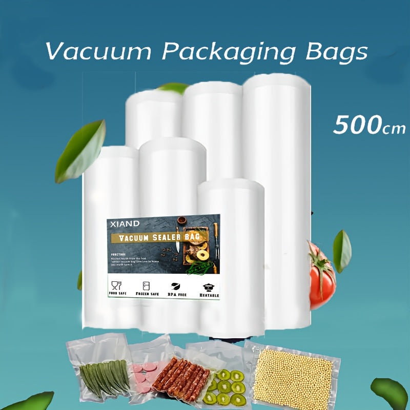 6-to'plam vakuum bilan yopilgan sumka rulolari 15.24cm x 20', 20.32cm x 20', 27.94cm x 20' oziq-ovqatni saqlash uchun