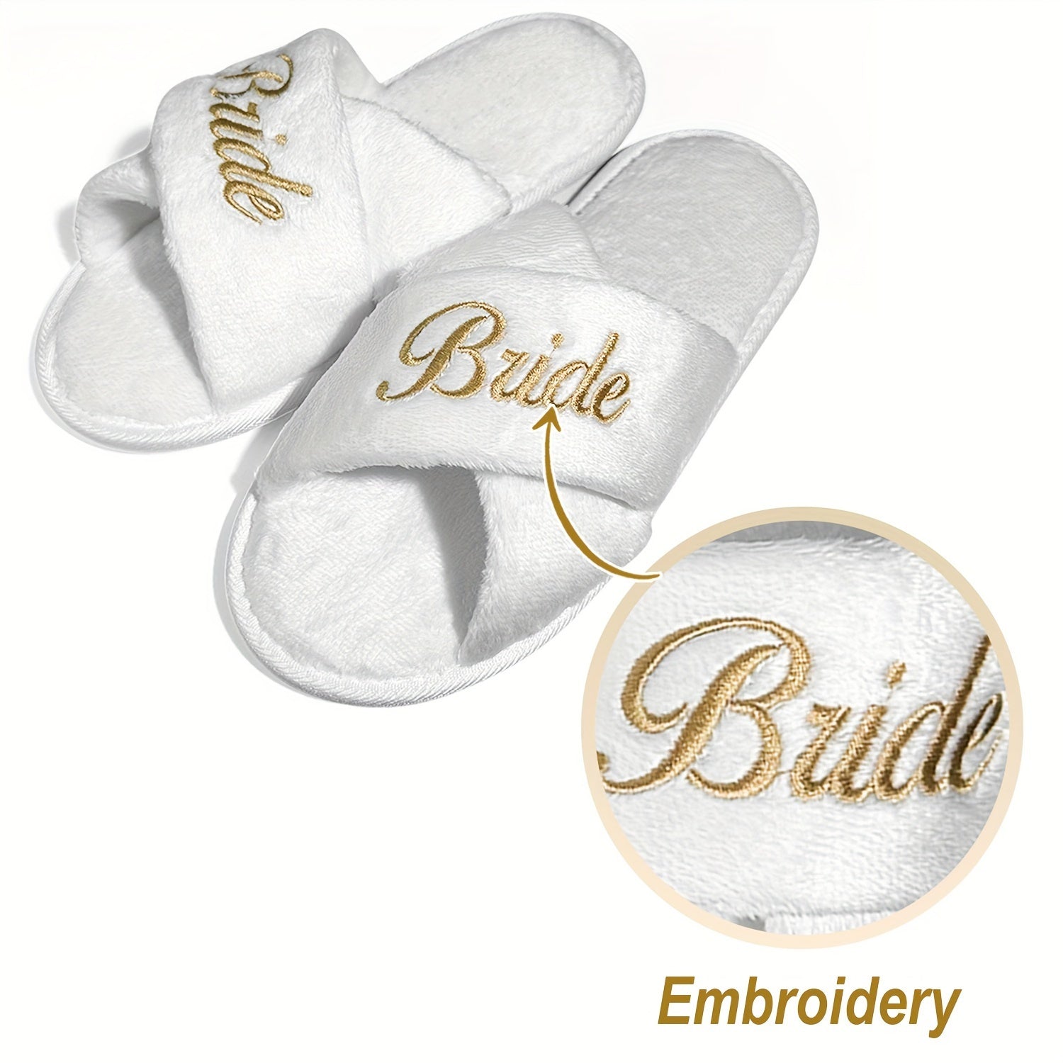 Women Open-Toe Cross Strap Slippers Comfortable Soft Sole Wedding Party Shoes