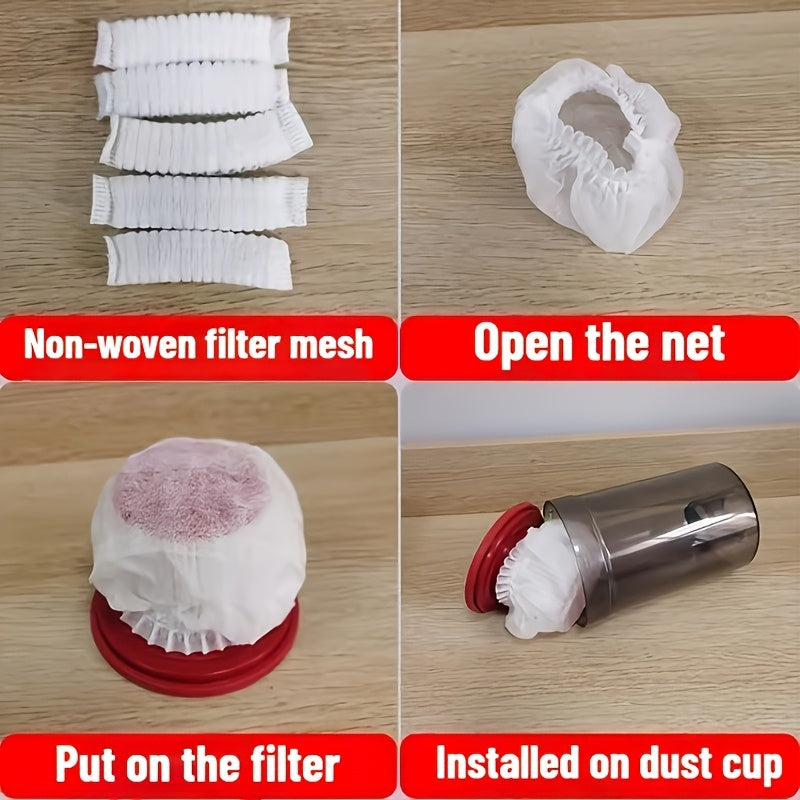 50 dona bitta ishlatiladigan, vertikal changyutgichlar uchun mo'ljallangan, bir martalik non-toʻqima mato changyutgich filtrlari