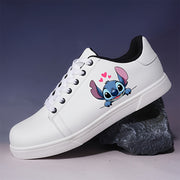 Unisex Canvas Sneakers with Heart Accents and Breathable Sole