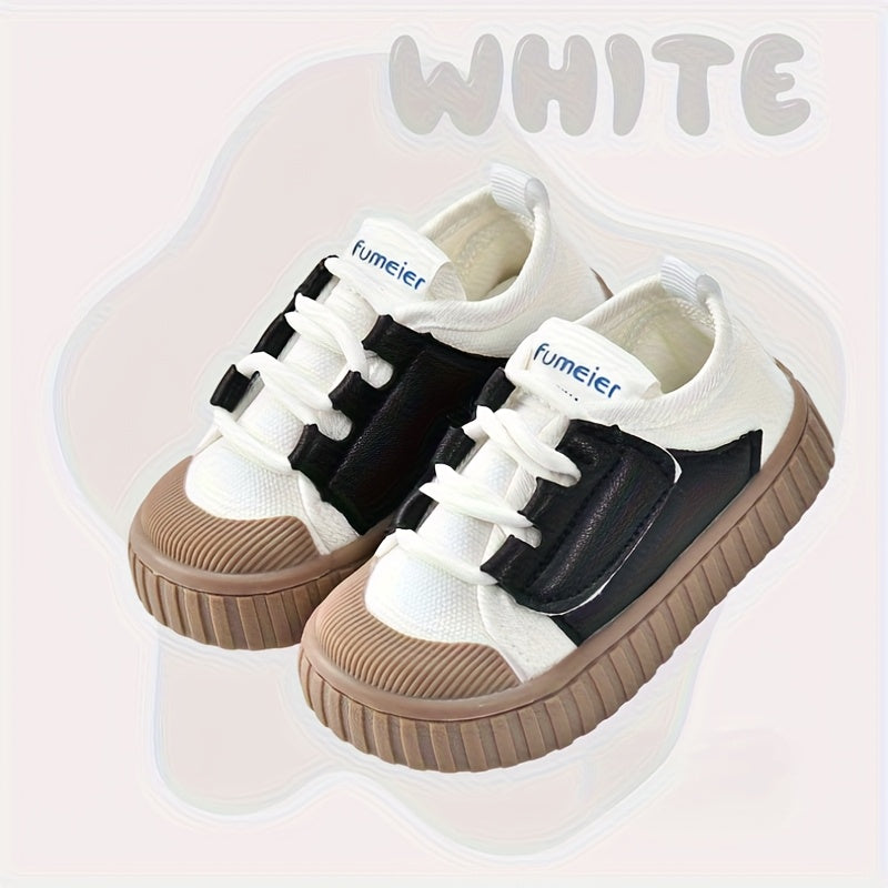 Toddler Boys and Girls Soft Sole Sport Shoes with Anti-Slip Fabric Upper